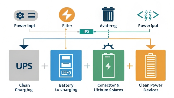 UPS power flow diagram