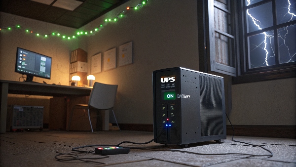 UPS providing backup power