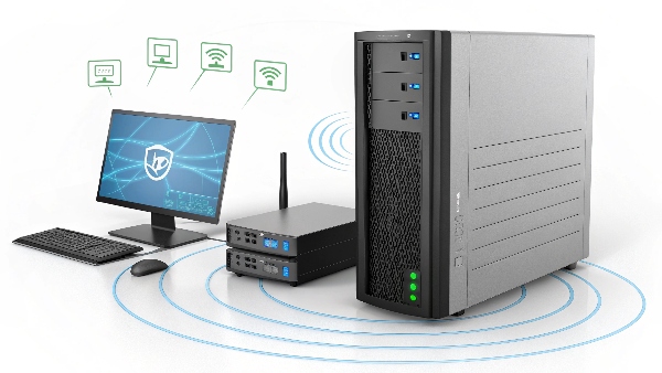UPS with connected devices