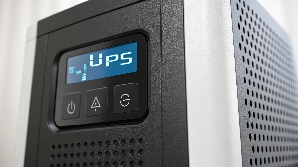 UPS display showing remaining battery runtime countdown