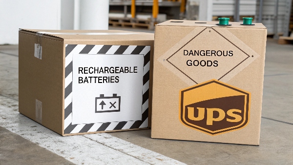 A shipping box correctly labeled for 