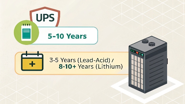 A UPS unit with a calendar icon showing 