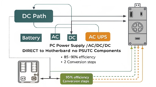 DC vs AC power flow for PCs