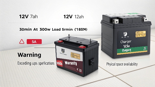 Different battery sizes comparison