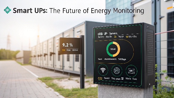Modern smart UPS dashboard