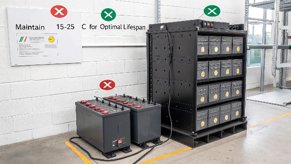 UPS battery bank photo