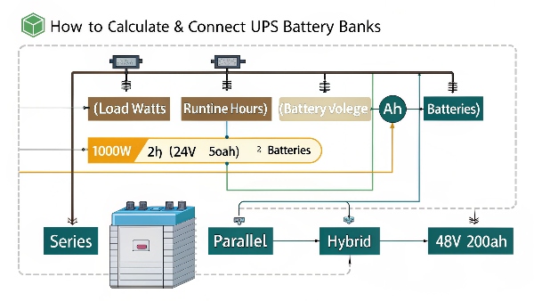 UPS battery configuration diagram