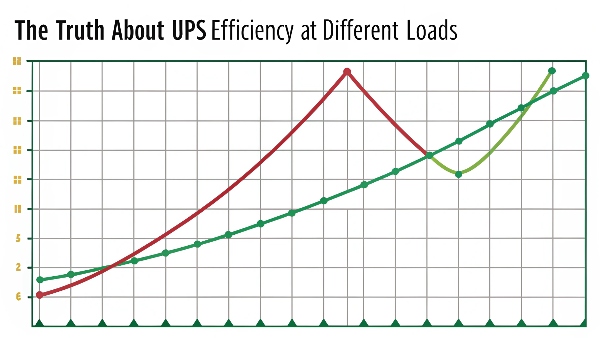 UPS efficiency curve chart