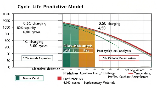Battery lifespan vs charging speed graph