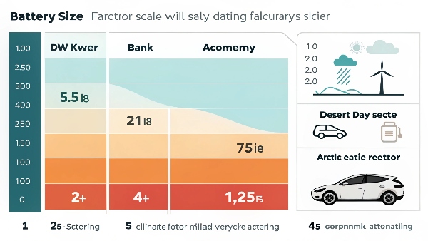 Battery sizing infographic
