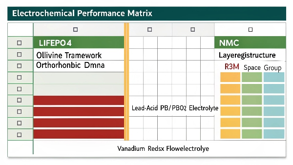 Battery technology comparison chart
