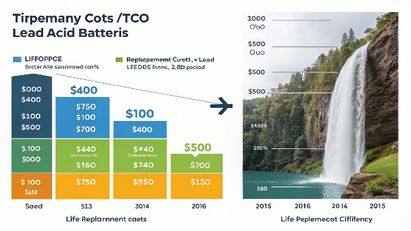 Cost comparison graph over 10-year period