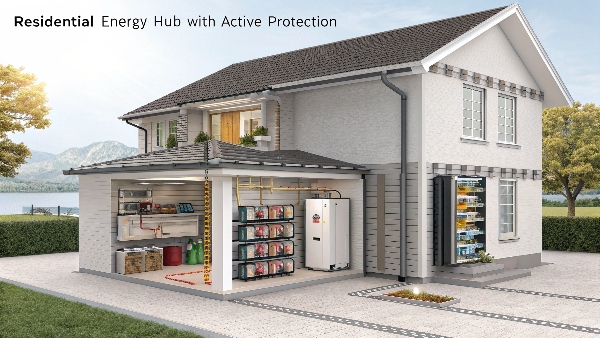 Lithium battery installation in home