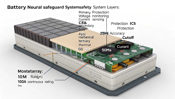 Lithium battery with BMS protection circuit