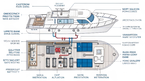 Marine installation of 40Ah LiFePO4 battery