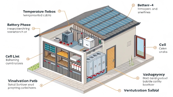 Off-grid battery installation