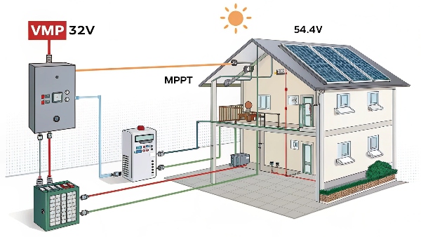 Solar charging setup
