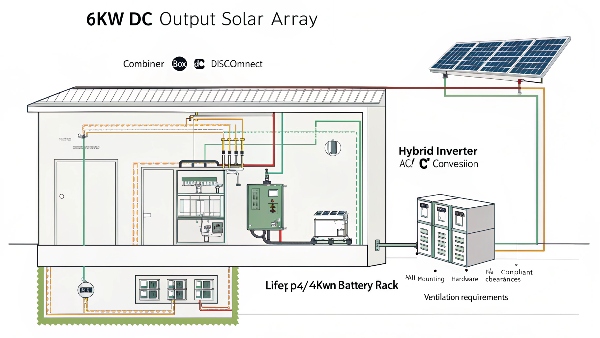 Solar battery system components