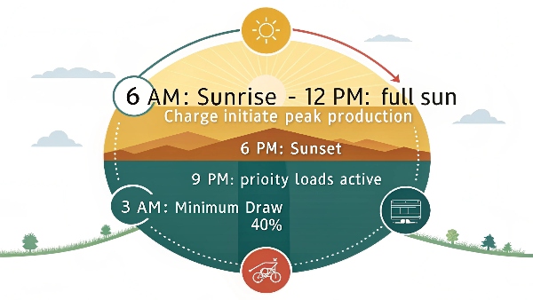 Solar charging diagram