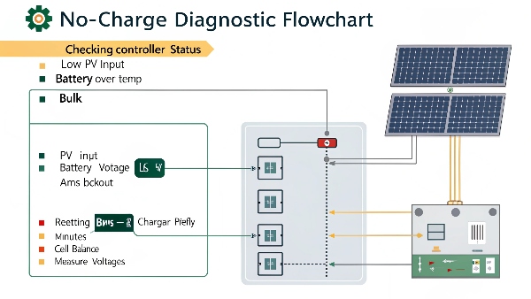 Solar charging troubleshooting