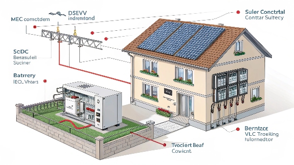 Solar panel connected to lithium battery via controller