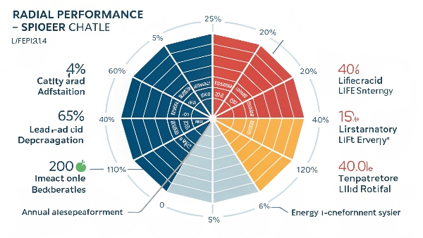 Solar system performance comparison with different batteries
