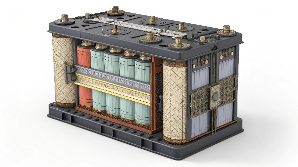 Sealed battery cutaway