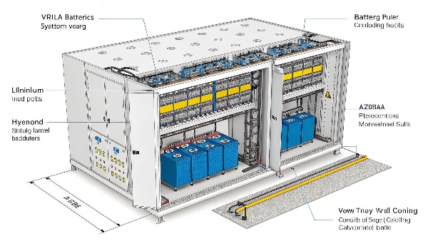 Industrial UPS battery room