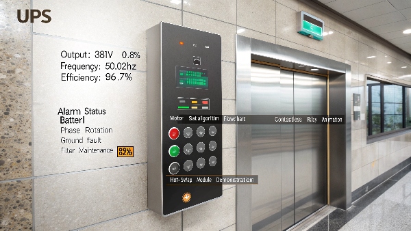 UPS control panel