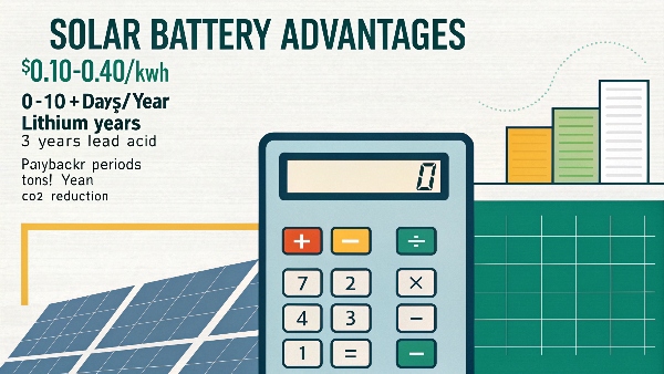 Home battery benefits