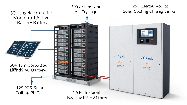 solar battery installation