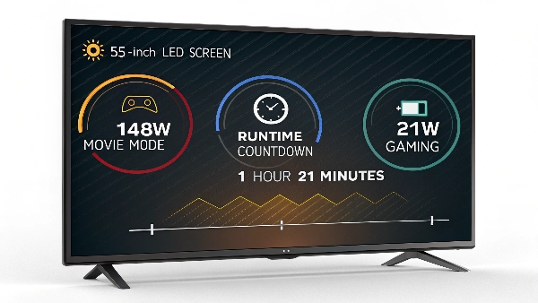 TV with UPS setup