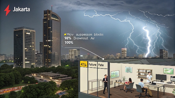 Graph showing Nigerian power fluctuations