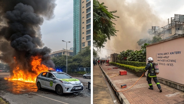 High temperature battery cooling