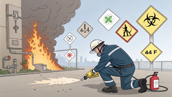 Battery Explosion Damage