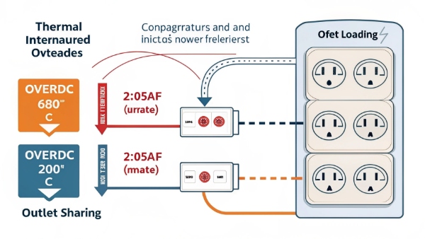 Overloaded power outlet