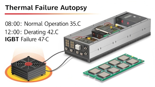 Overheated UPS Components