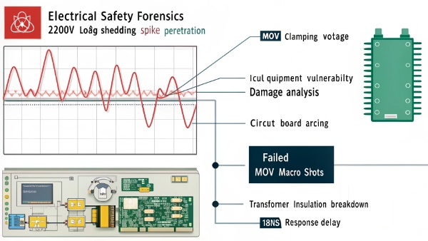 Damaged hospital equipment