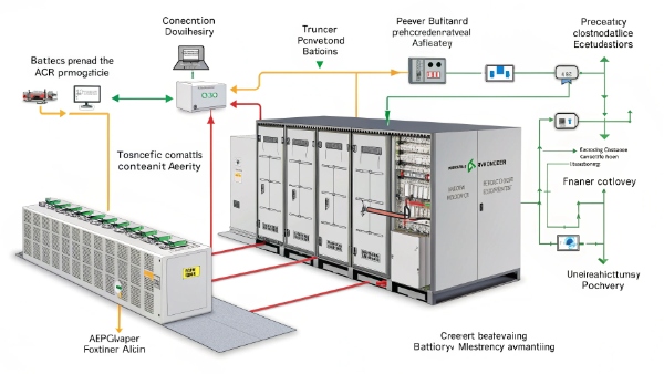 Diagram showing power flow from wall to PC through a UPS