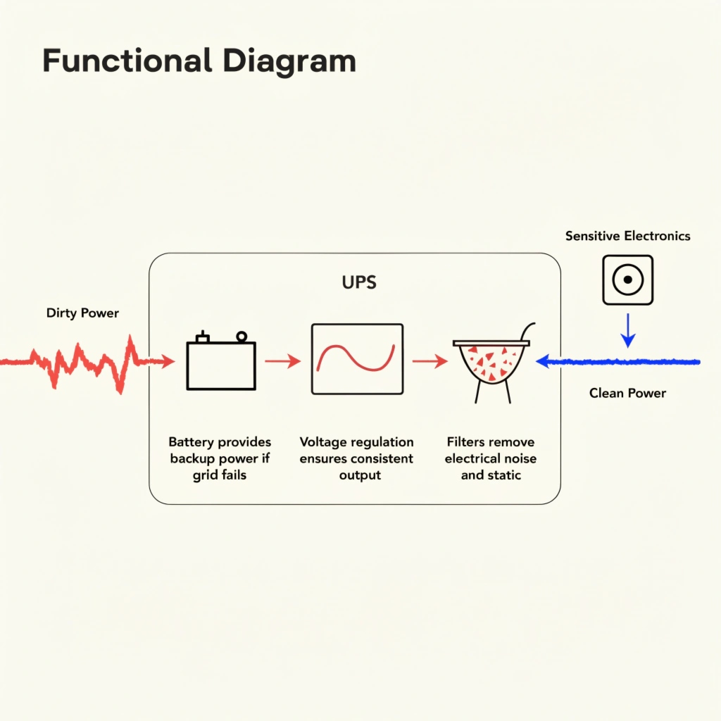 UPS functional diagram