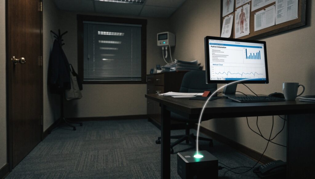 UPS protecting computer setup